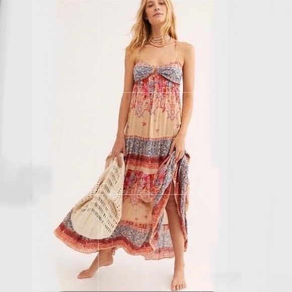 Free People Dresses & Skirts - NWT Free People "Give A Little" Boho Maxi Dress